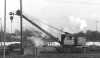 Engineers steam crane at Eastleigh
